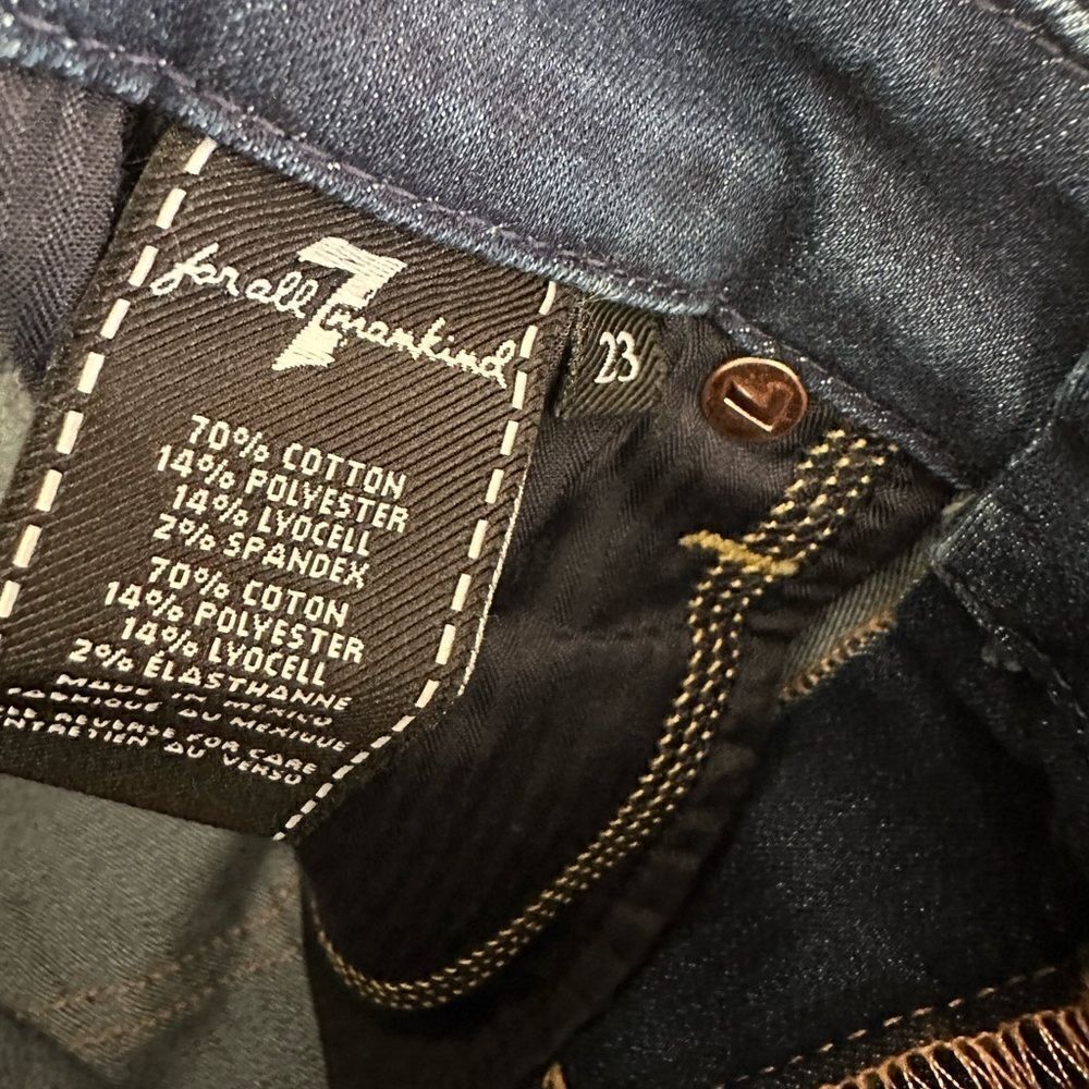 NWT 7 For All Mankind Women’s Ankle Skinny Blue Jeans B(air) - Size 23 - Picture 11 of 11